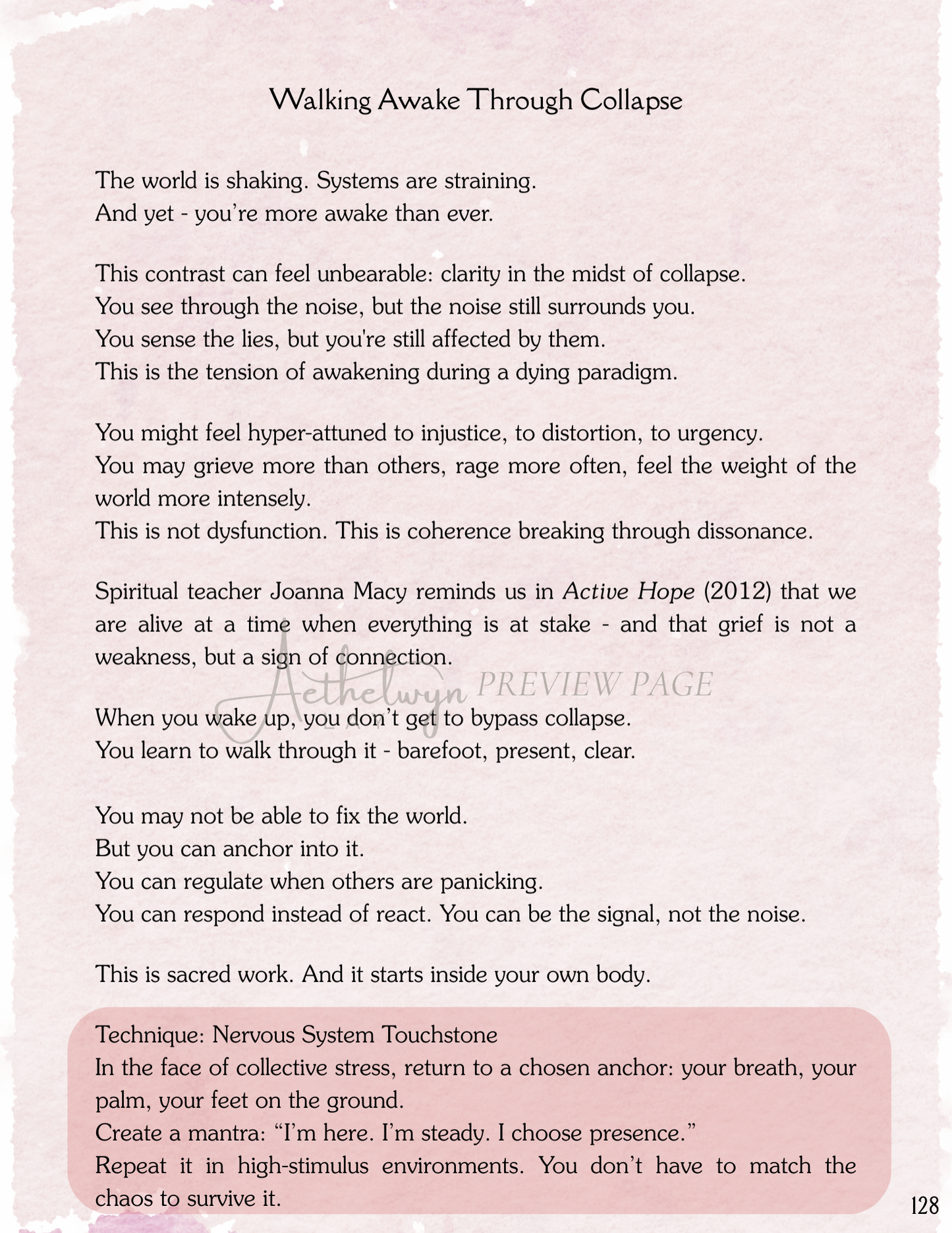 Awakened - A Practical Manual For the Newly Conscious