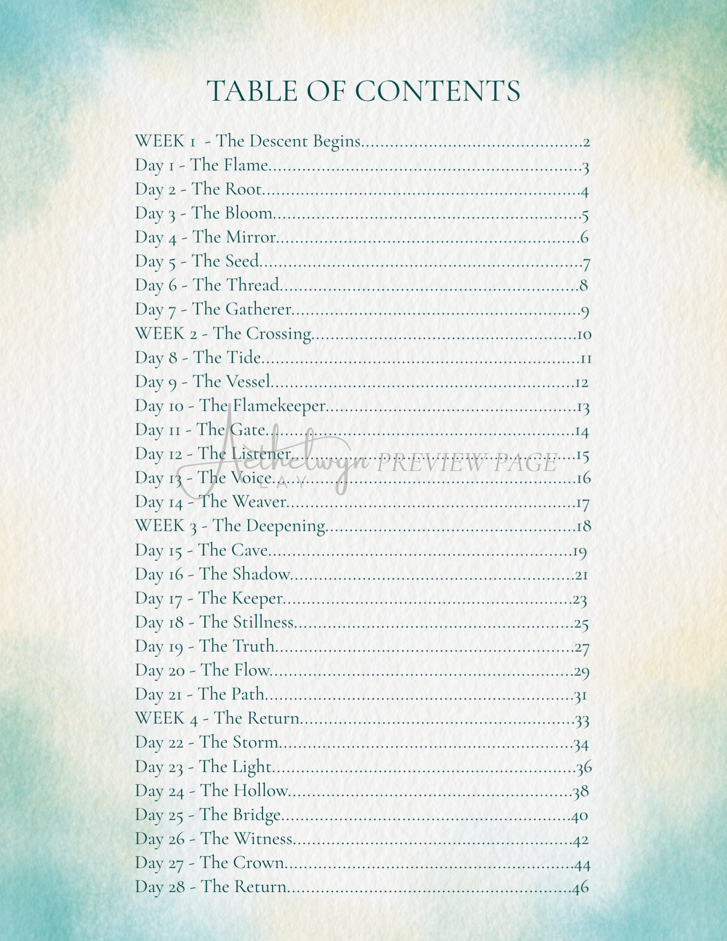 A Journey Through The Self - 28 Days Of Remembering