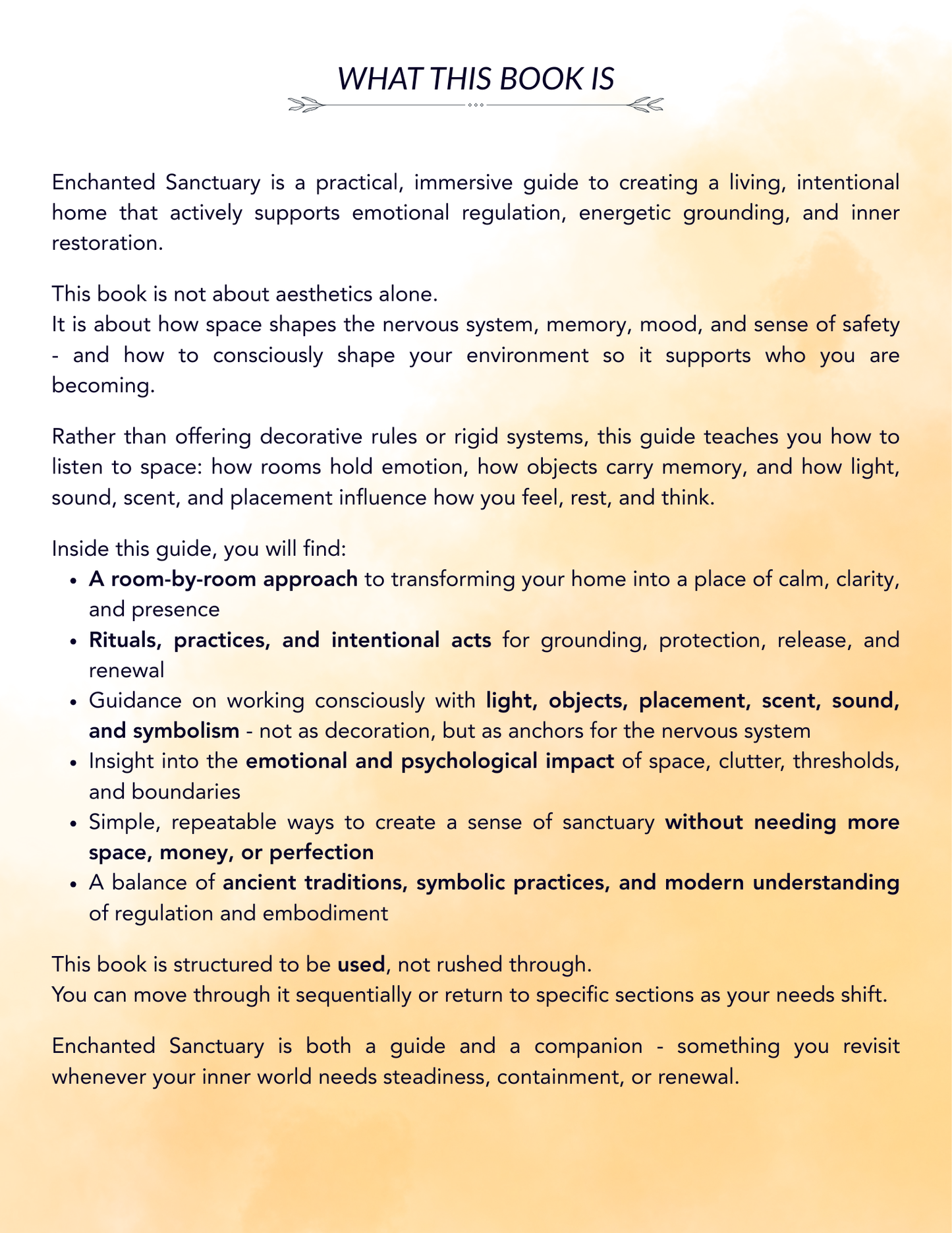 Enchanted Sanctuary - A Guide to Creating a Sacred Home