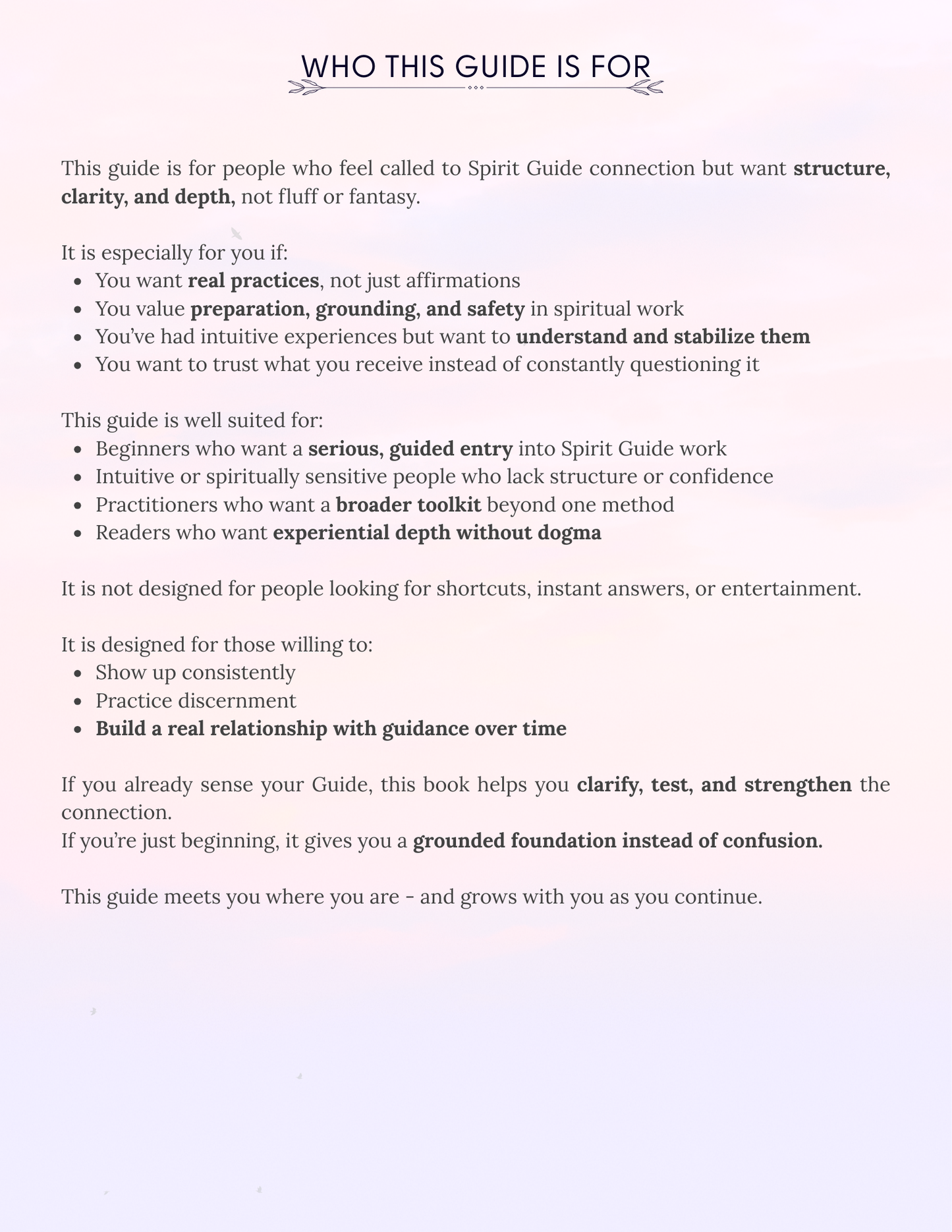 Meet Your Spirit Guide - A Sacred Journey to Remember Your Eternal Companion