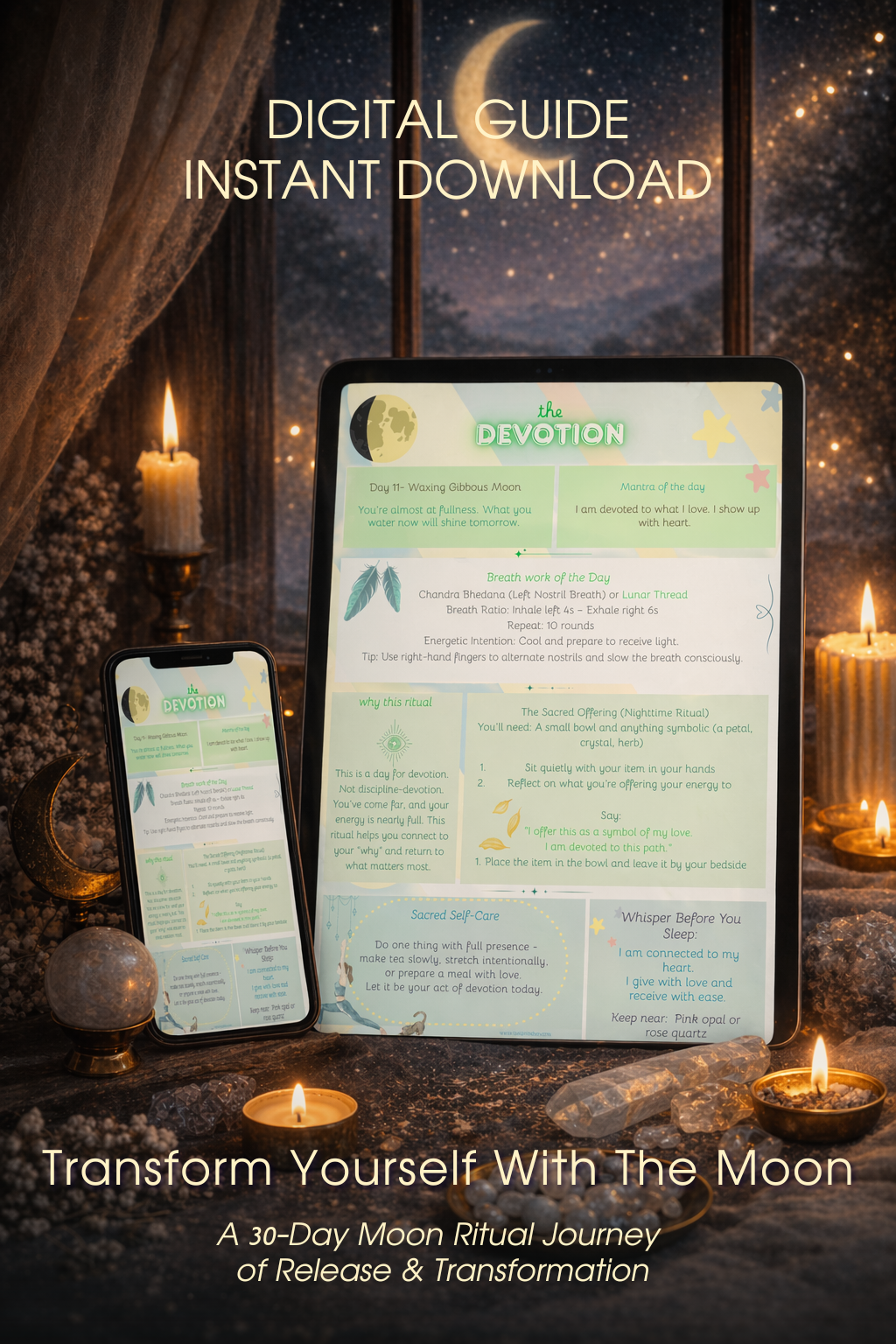 Seeds of Becoming - Whispers, Rituals & Sacred Self-Care Beneath Every Moon Phase
