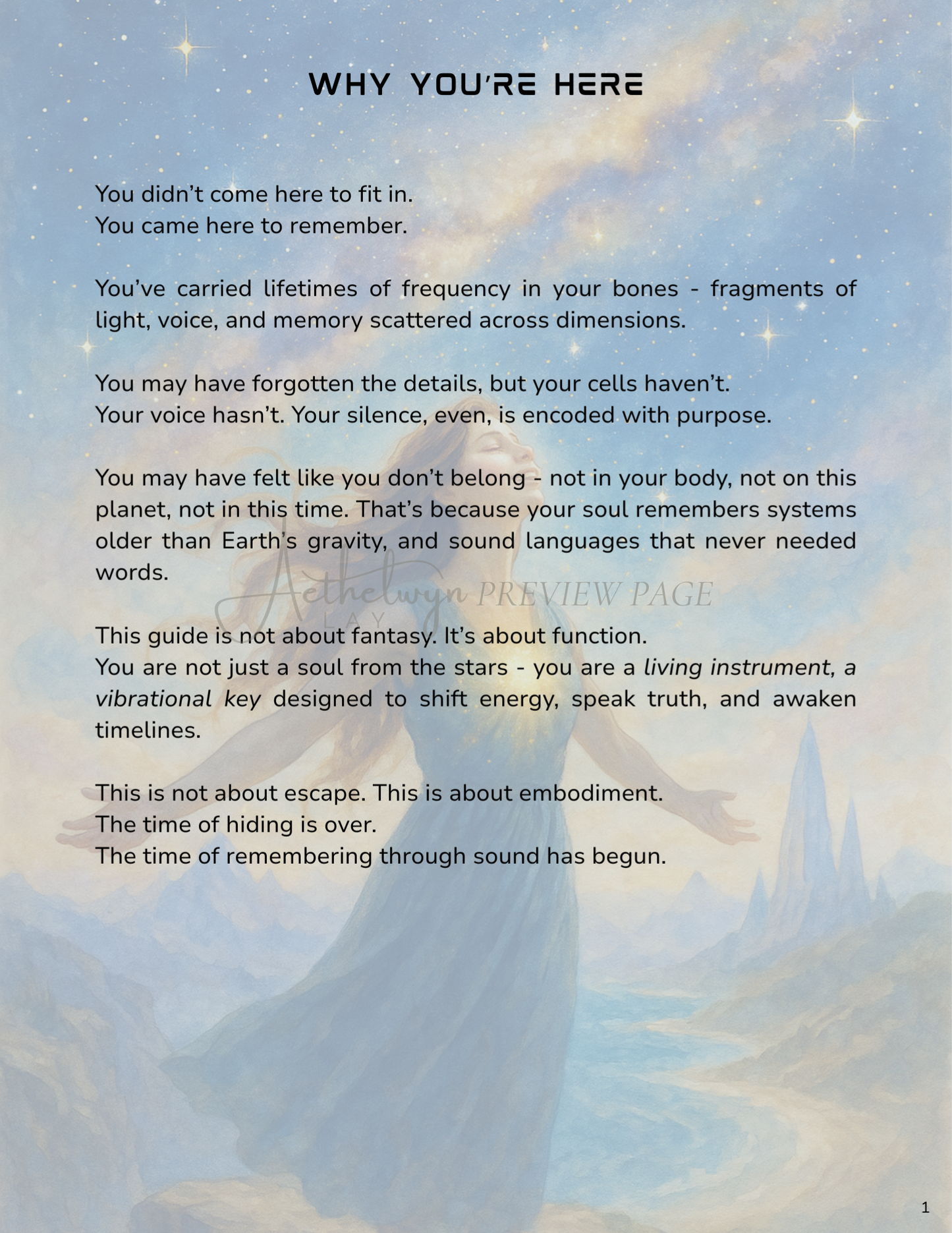 The Starborn Voice - A Practical Guide to Starseed Identity, Lineage & Voice Activation