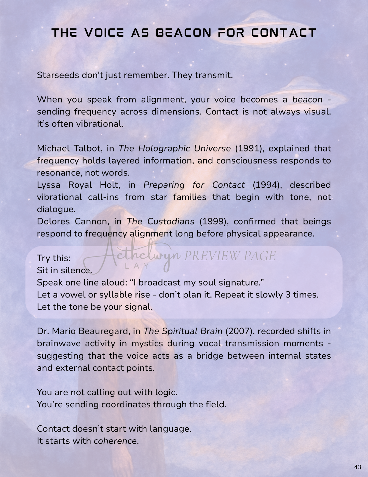 The Starborn Voice - A Practical Guide to Starseed Identity, Lineage & Voice Activation