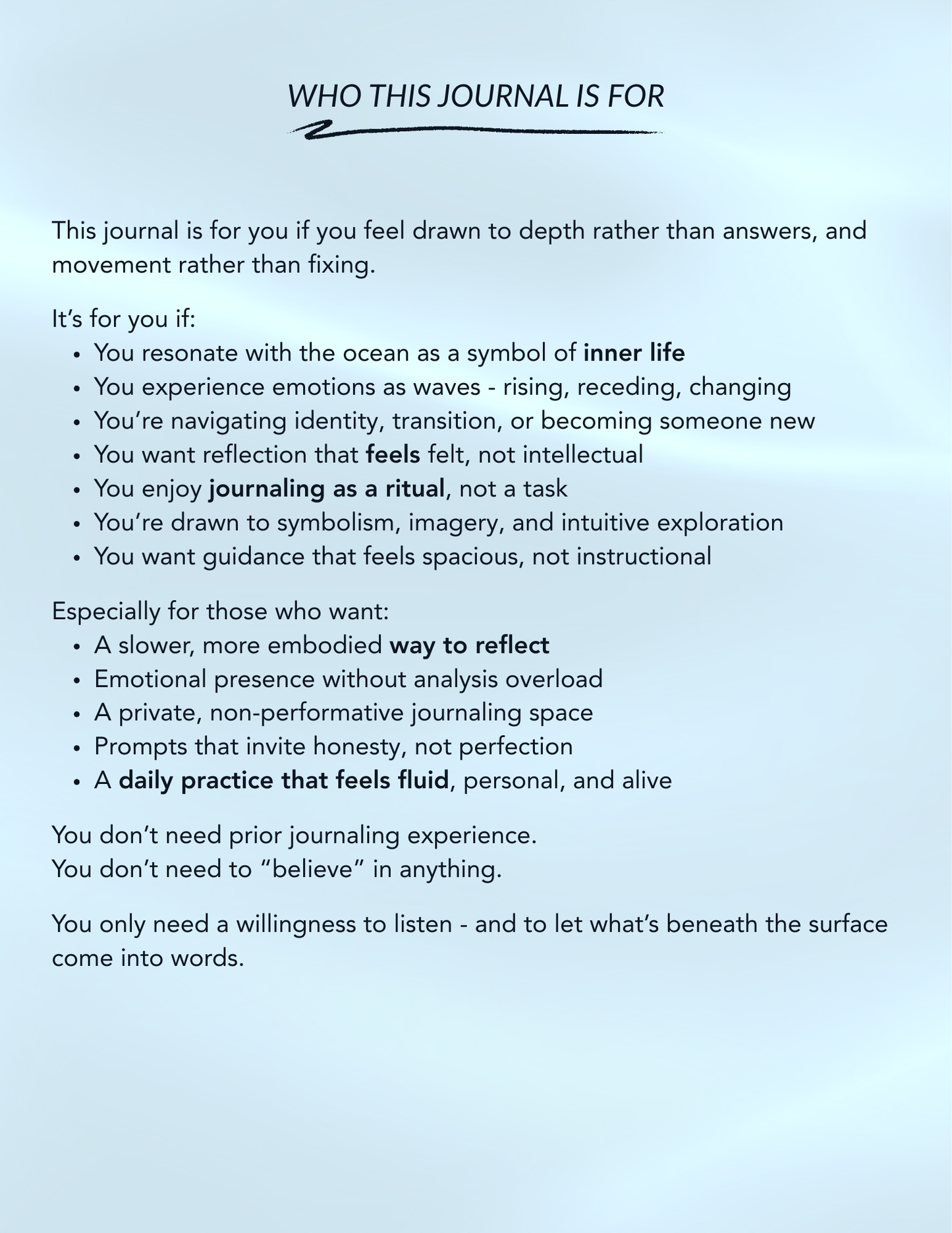 Waves of Becoming - A 30-Day Journey into Depth, Flow & Self-Discovery